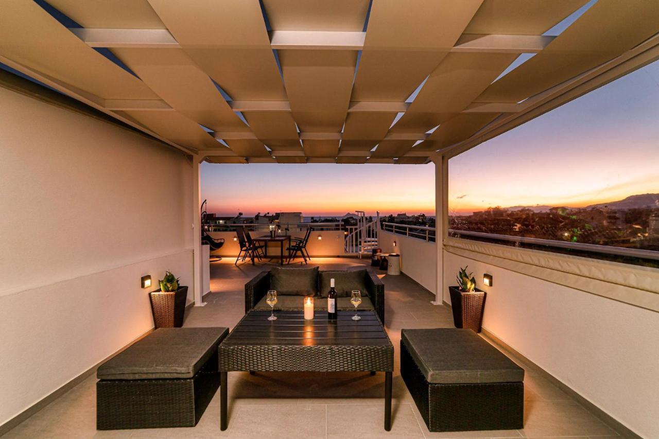 Ephantasy Living - Luxury Home With Roof Garden Kalamaki (Heraklion) Exterior foto