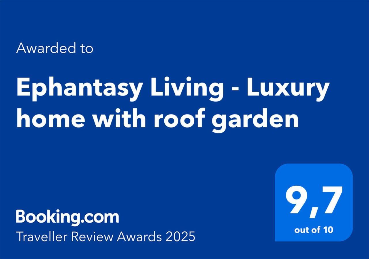 Ephantasy Living - Luxury Home With Roof Garden Kalamaki (Heraklion) Exterior foto